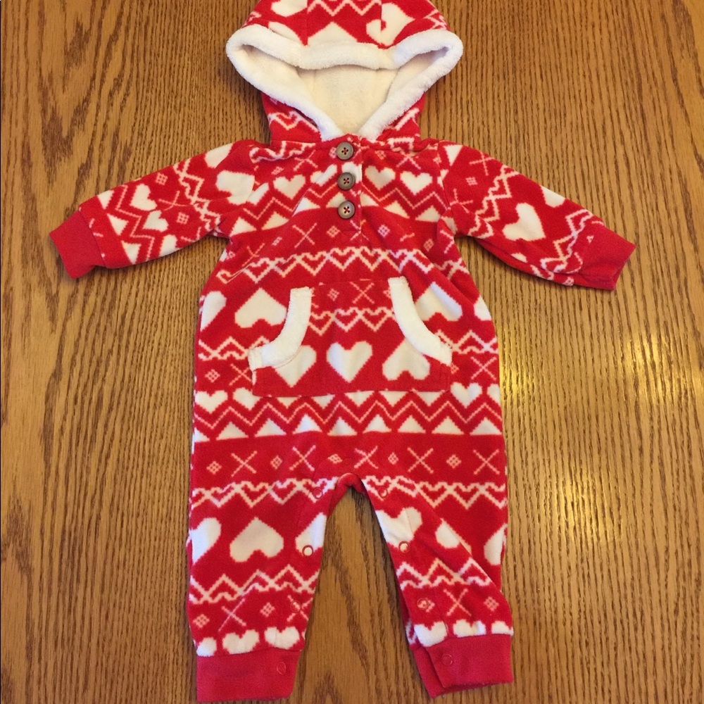 Fleece onesie